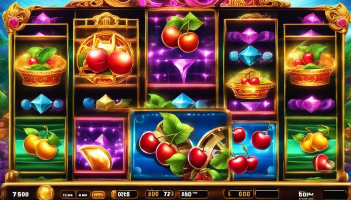 Slot machine jackpot vector wins golden royalty