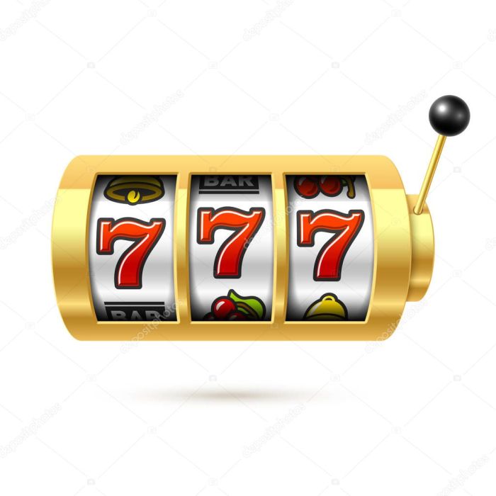 Jackpot slot machine vector alamy